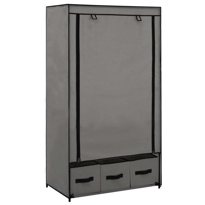Symple Stuff 87cm Wide Portable Wardrobe Wayfair.co.uk